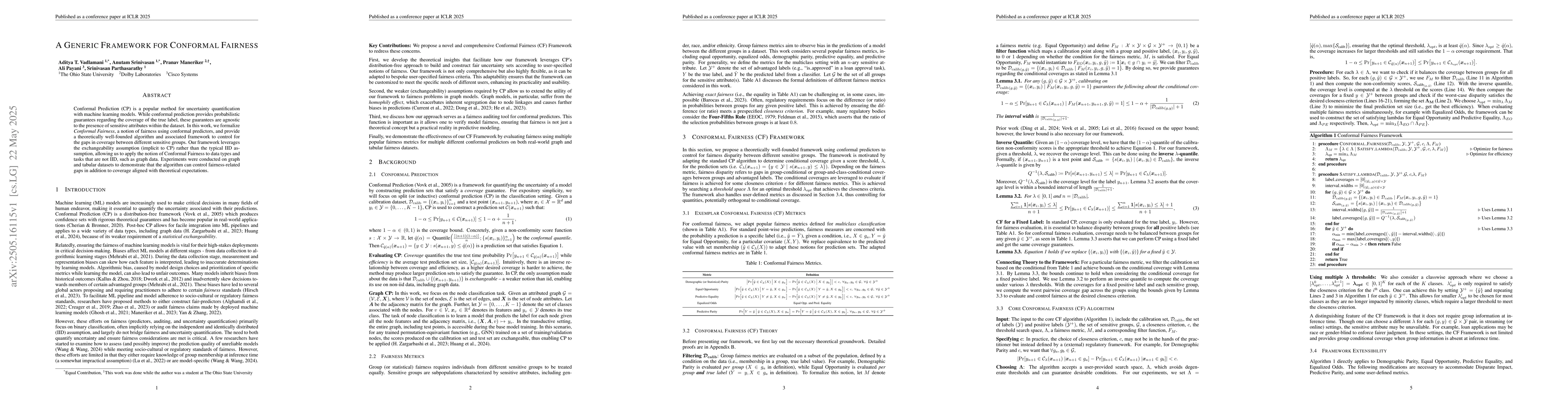 Thumbnail for A Generic Framework for Conformal Fairness