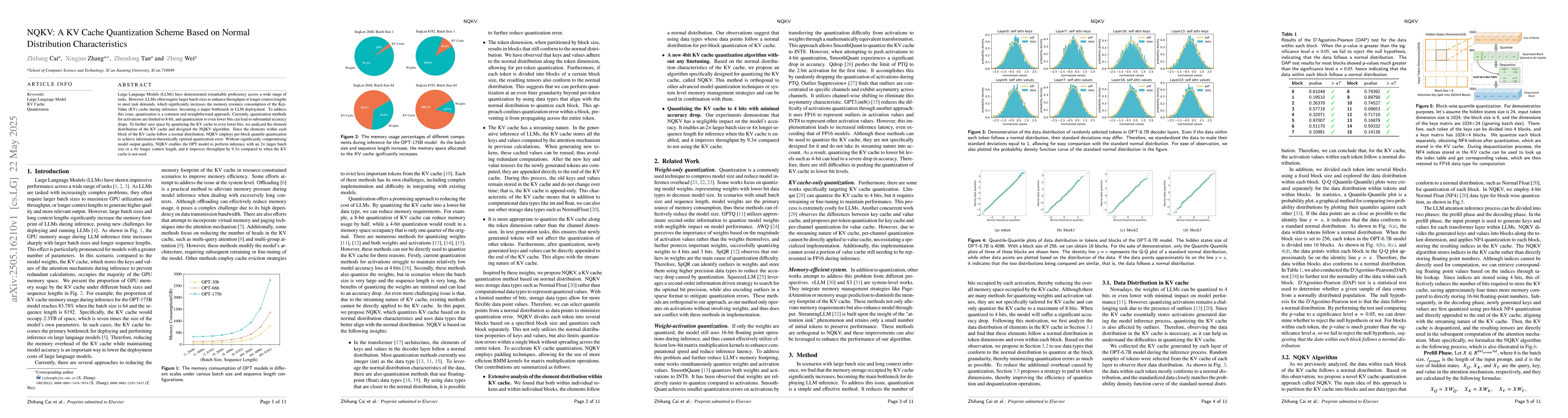 Thumbnail for NQKV: A KV Cache Quantization Scheme Based on Normal Distribution
  Characteristics