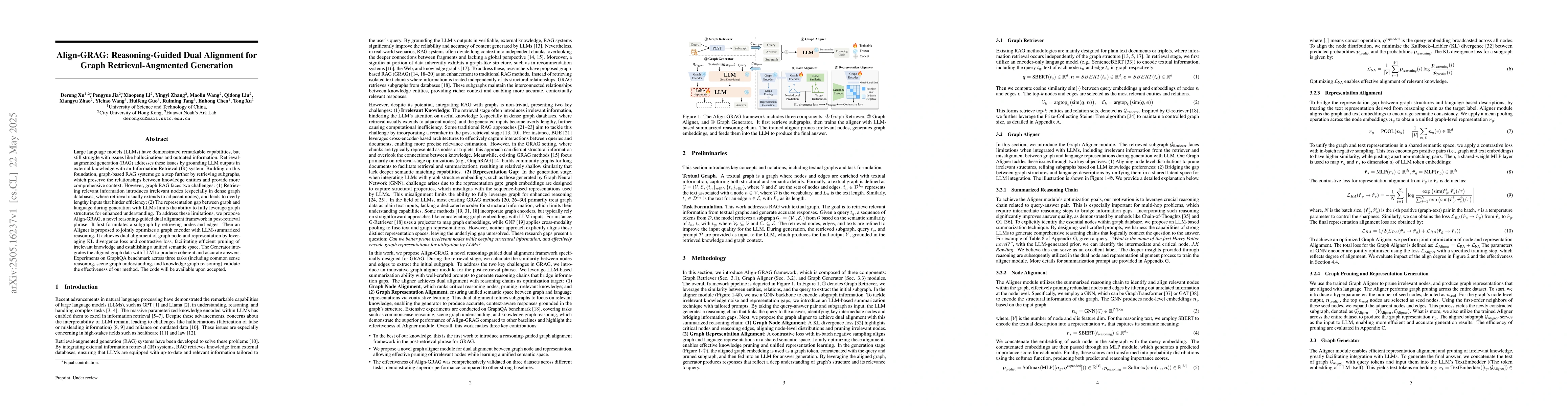 Thumbnail for Align-GRAG: Reasoning-Guided Dual Alignment for Graph
  Retrieval-Augmented Generation