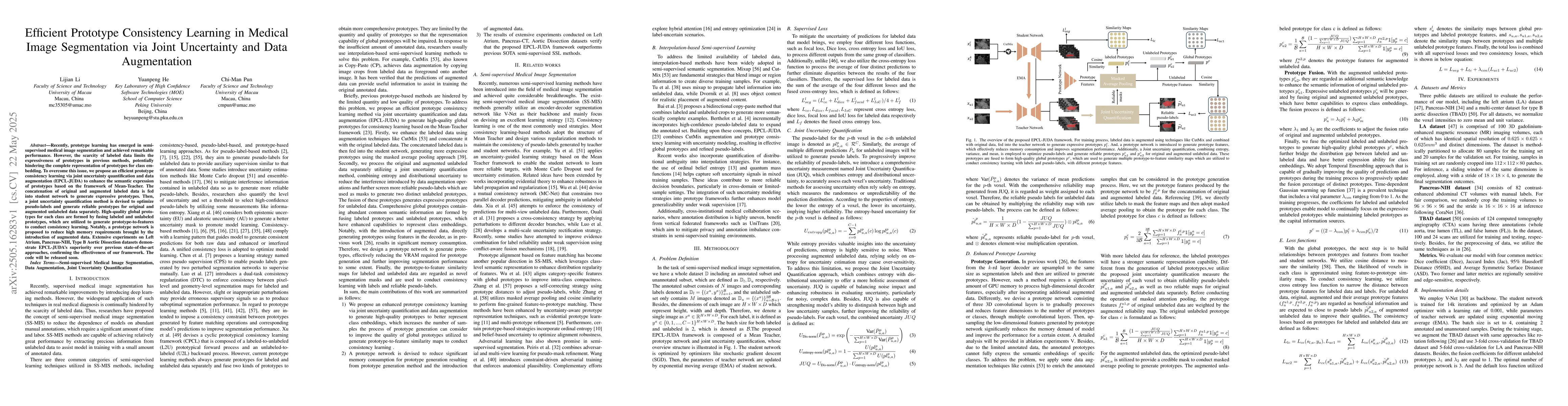 Thumbnail for Efficient Prototype Consistency Learning in Medical Image Segmentation
  via Joint Uncertainty and Data Augmentation