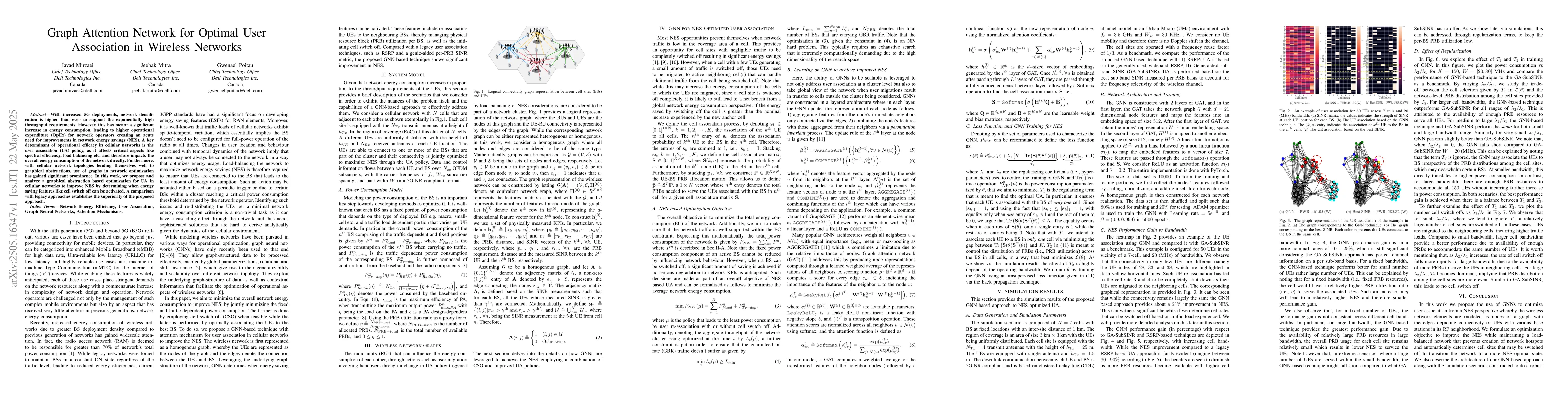 Thumbnail for Graph Attention Network for Optimal User Association in Wireless
  Networks