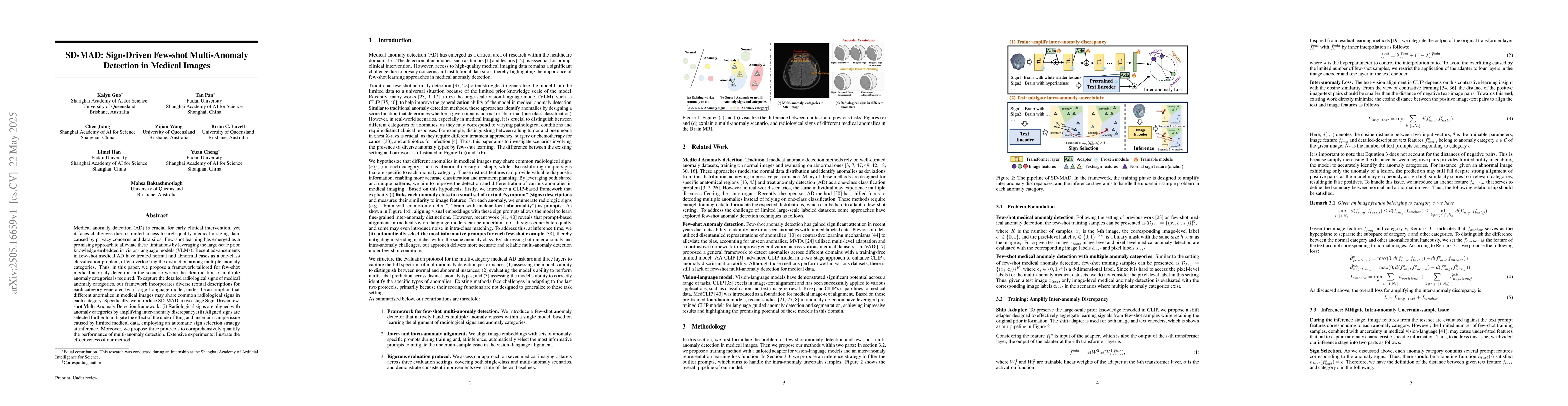 Thumbnail for SD-MAD: Sign-Driven Few-shot Multi-Anomaly Detection in Medical Images