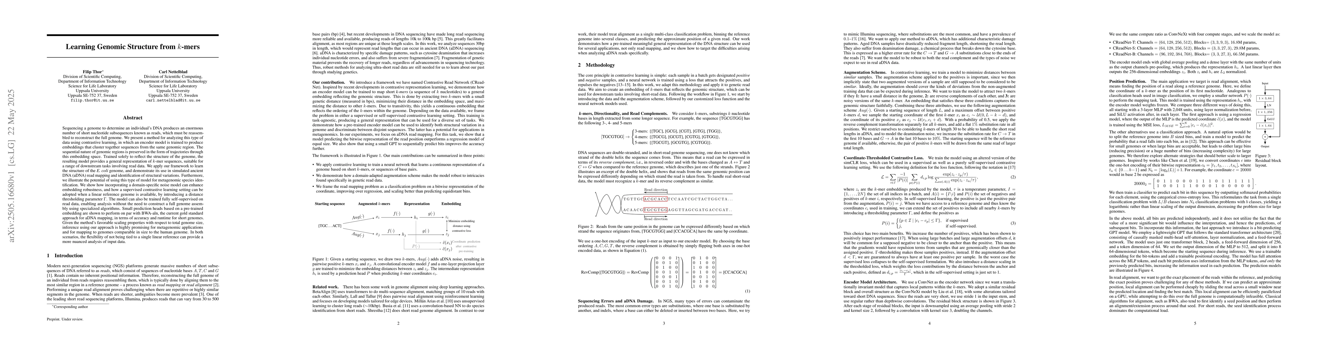 Thumbnail for Learning Genomic Structure from $k$-mers