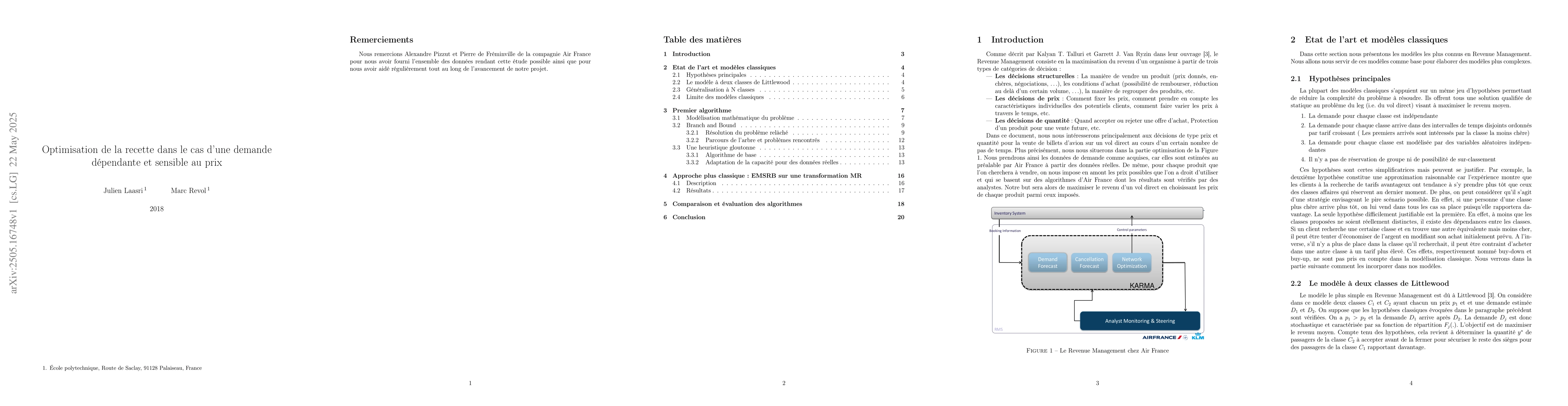 Thumbnail for Revenue Optimization with Price-Sensitive and Interdependent Demand