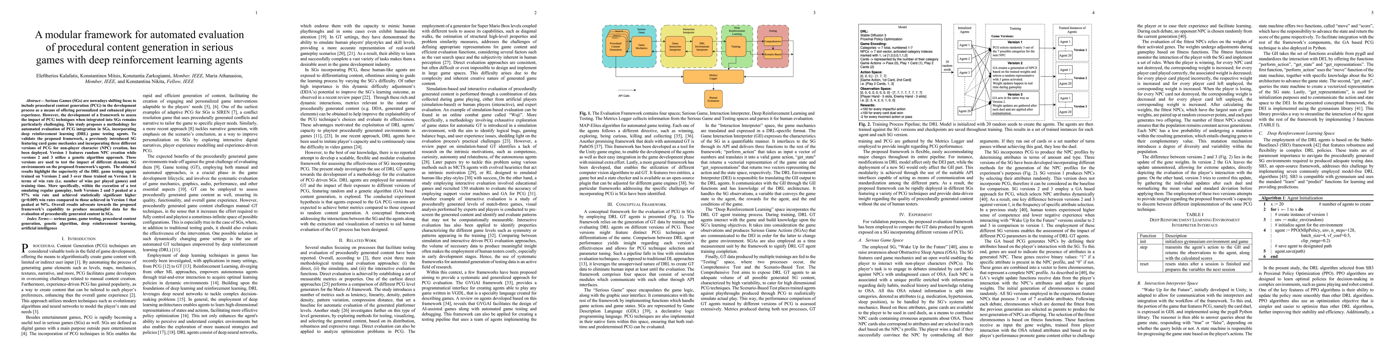 Thumbnail for A modular framework for automated evaluation of procedural content
  generation in serious games with deep reinforcement learning agents