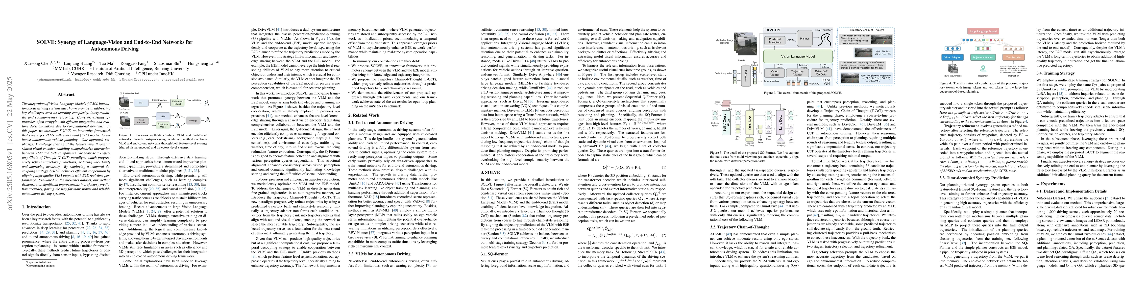 Thumbnail for SOLVE: Synergy of Language-Vision and End-to-End Networks for Autonomous
  Driving
