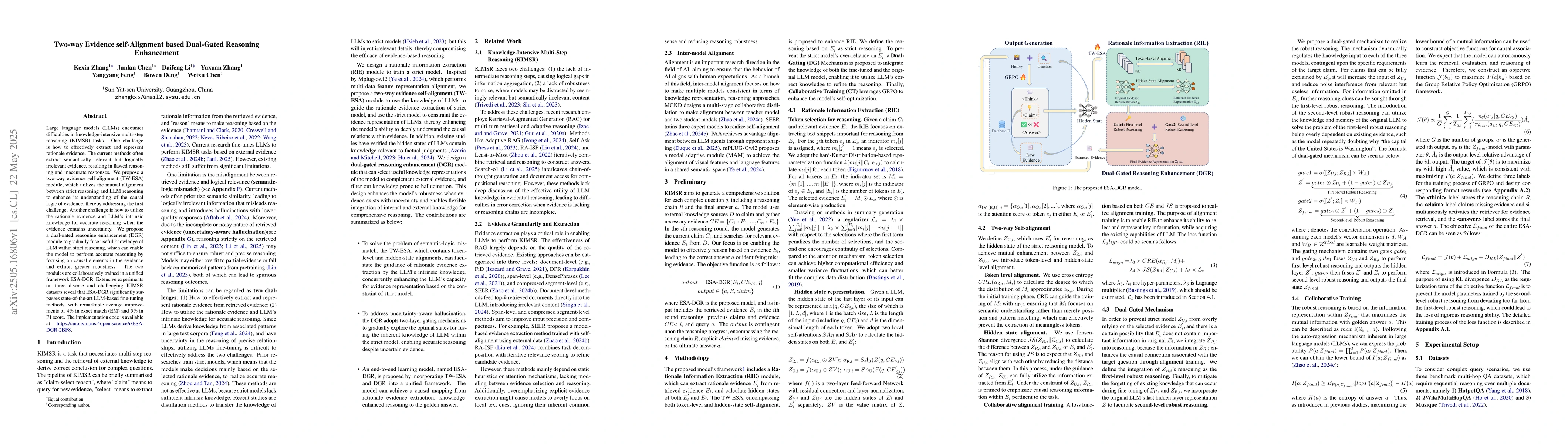 Thumbnail for Two-way Evidence self-Alignment based Dual-Gated Reasoning Enhancement
