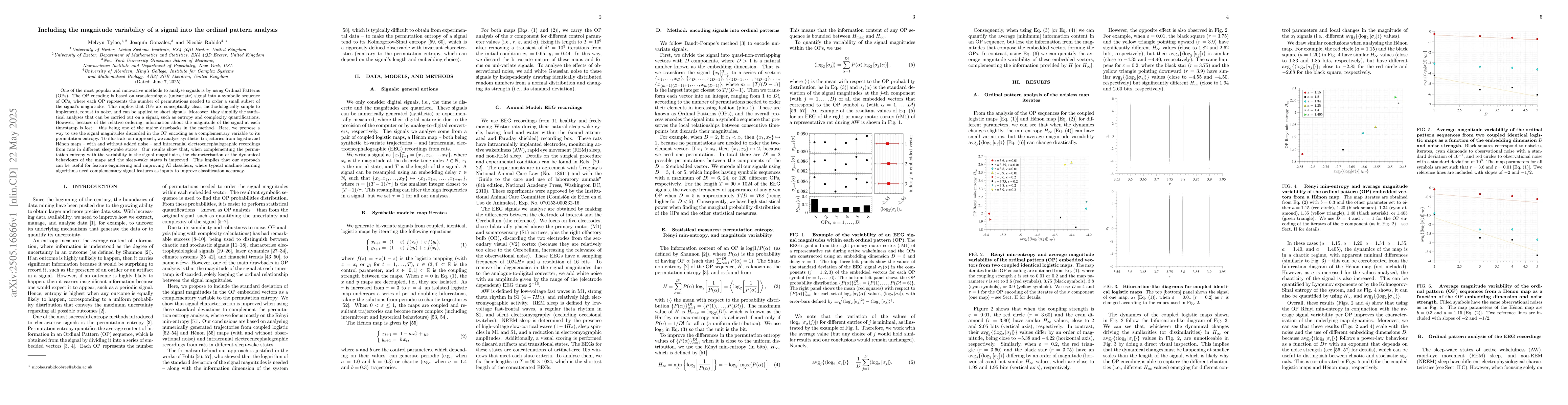 Thumbnail for Including the magnitude variability of a signal into the ordinal pattern
  analysis