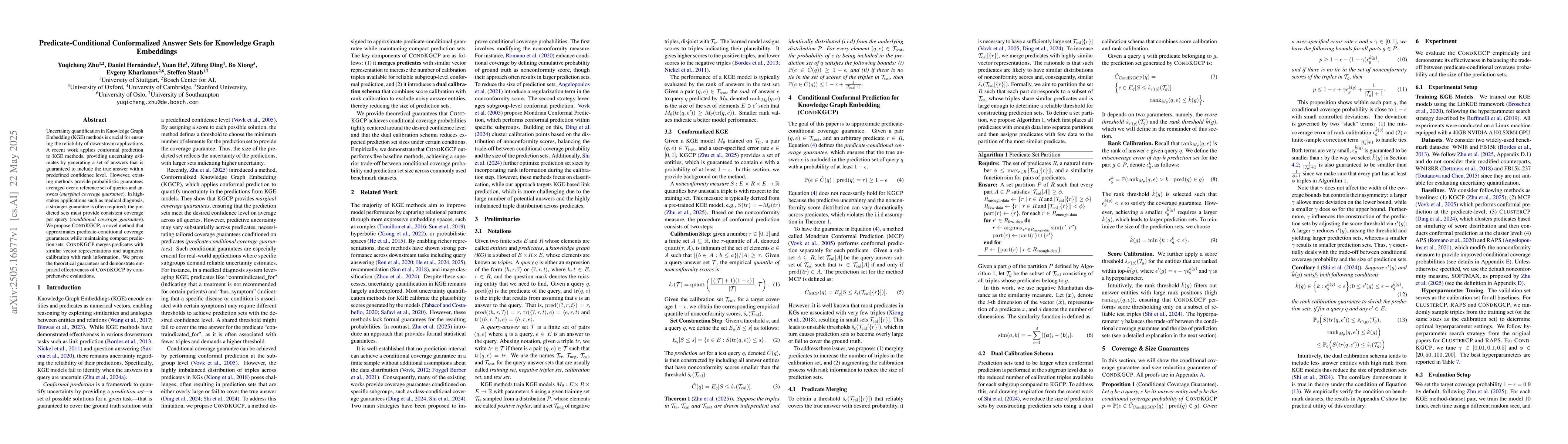 Thumbnail for Predicate-Conditional Conformalized Answer Sets for Knowledge Graph
  Embeddings