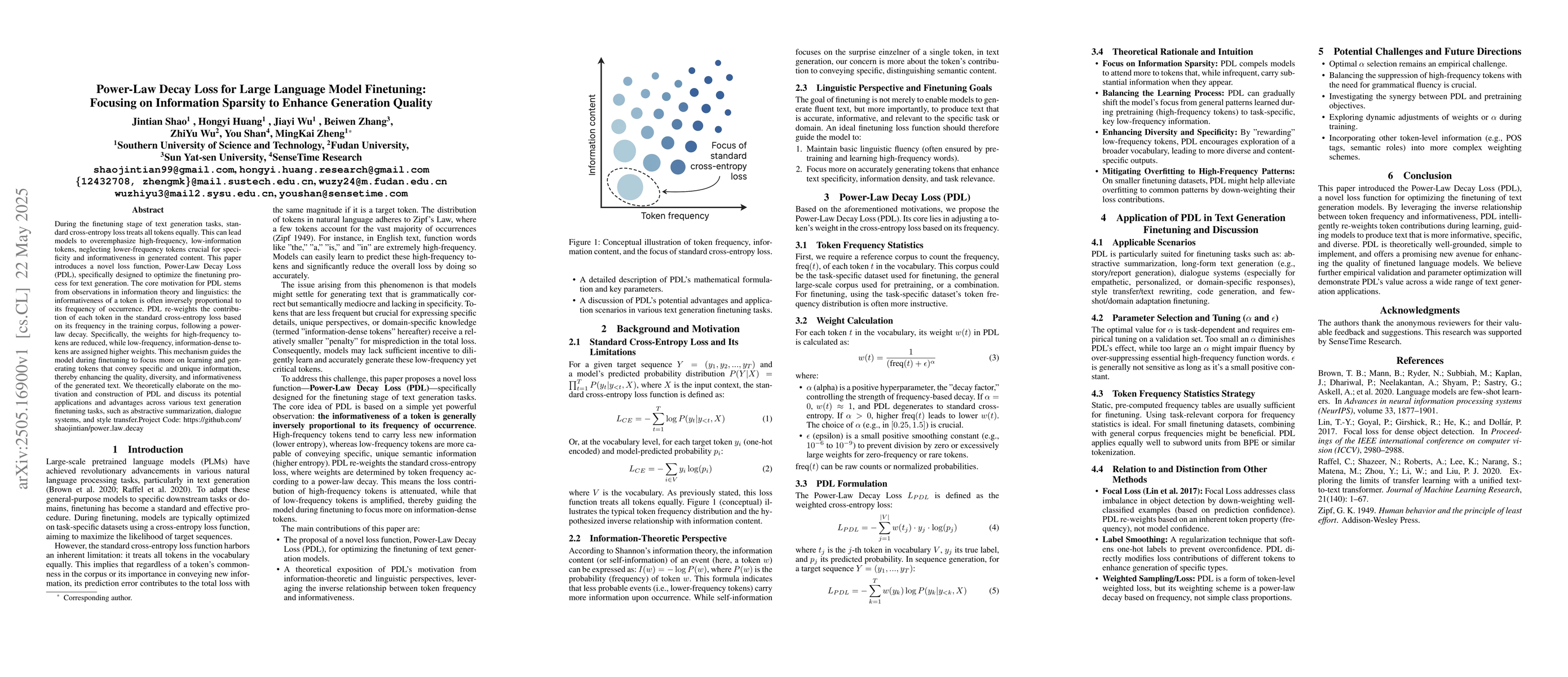 Thumbnail for Power-Law Decay Loss for Large Language Model Finetuning: Focusing on
  Information Sparsity to Enhance Generation Quality