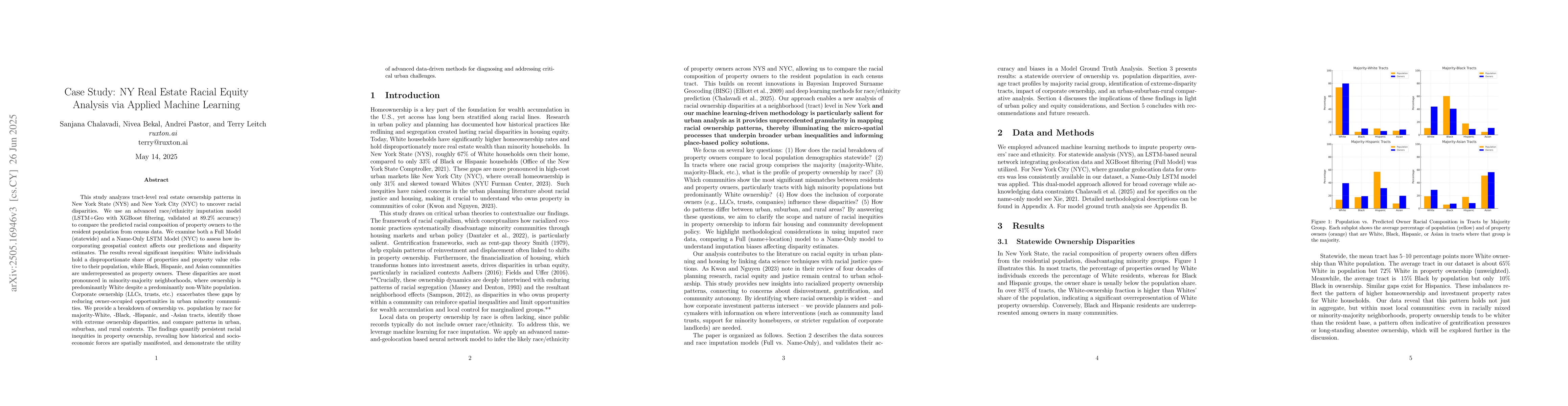 Thumbnail for NY Real Estate Racial Equity Analysis via Applied Machine Learning
