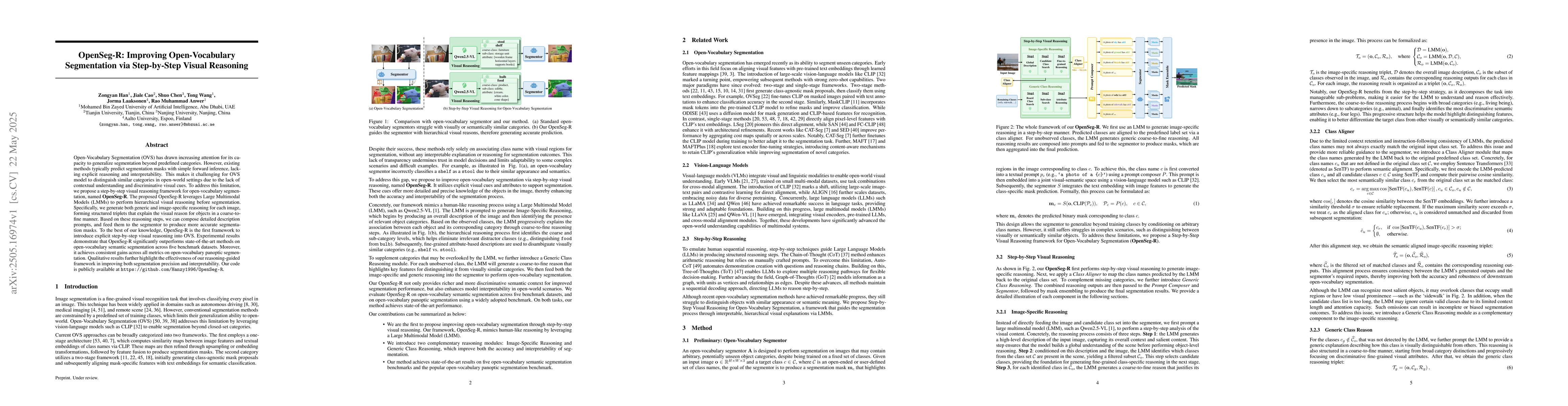 Thumbnail for OpenSeg-R: Improving Open-Vocabulary Segmentation via Step-by-Step
  Visual Reasoning