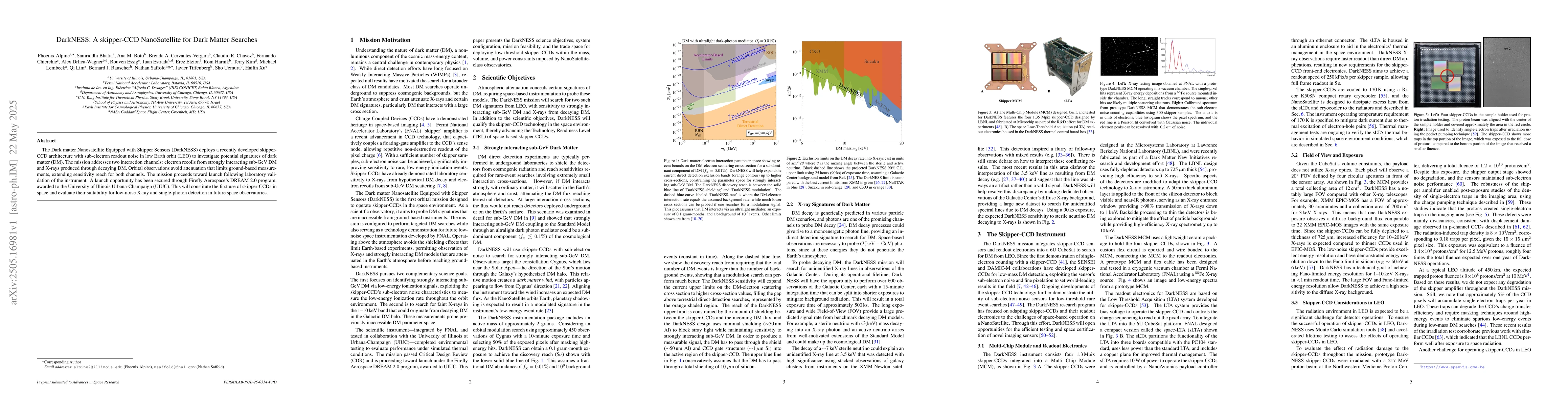 Thumbnail for DarkNESS: A skipper-CCD NanoSatellite for Dark Matter Searches