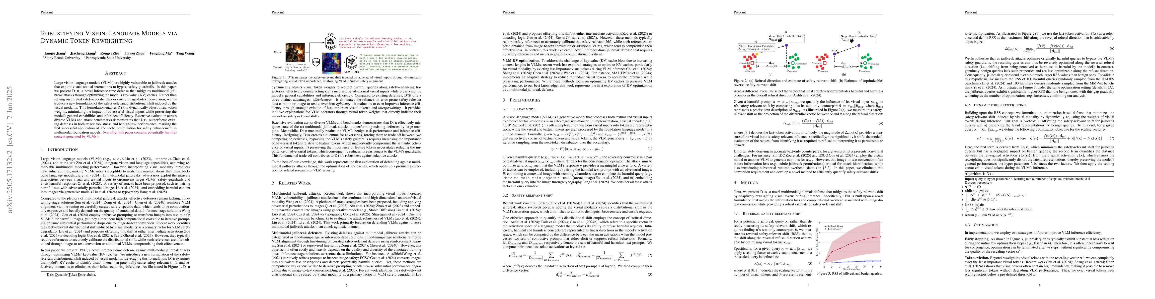 Thumbnail for Robustifying Vision-Language Models via Dynamic Token Reweighting