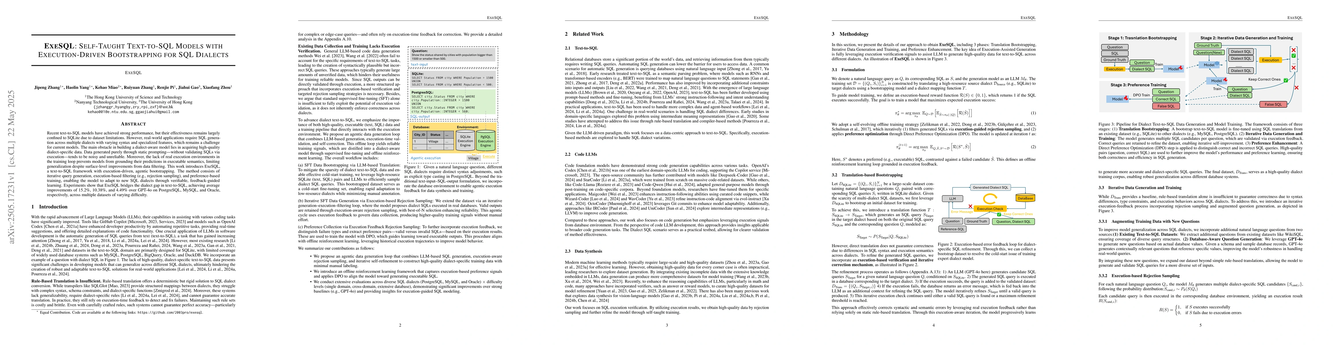 Thumbnail for ExeSQL: Self-Taught Text-to-SQL Models with Execution-Driven
  Bootstrapping for SQL Dialects