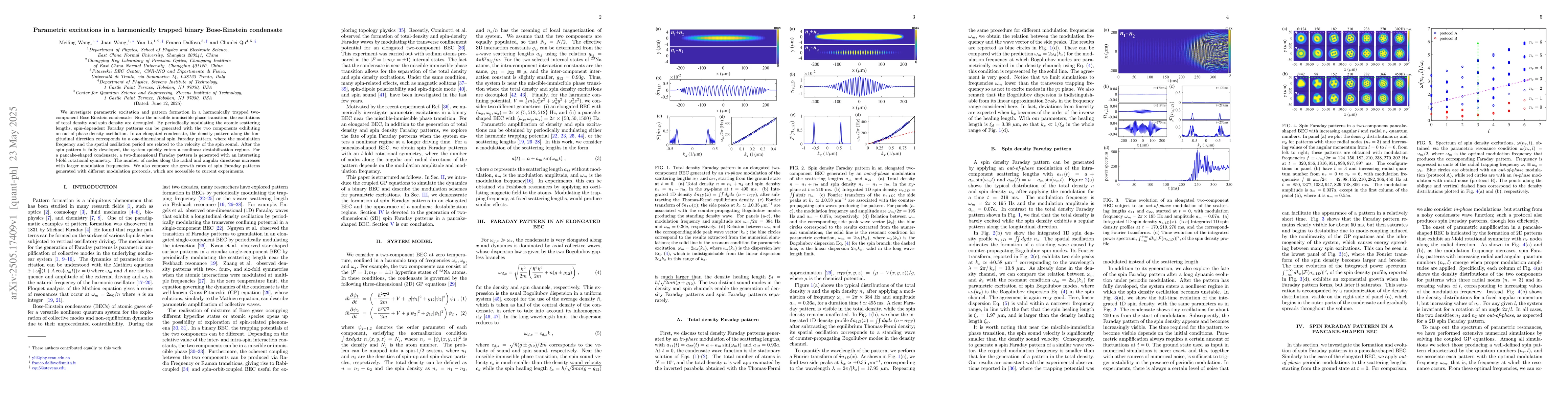 Thumbnail for Parametric excitations in a harmonically trapped binary Bose-Einstein
  condensate
