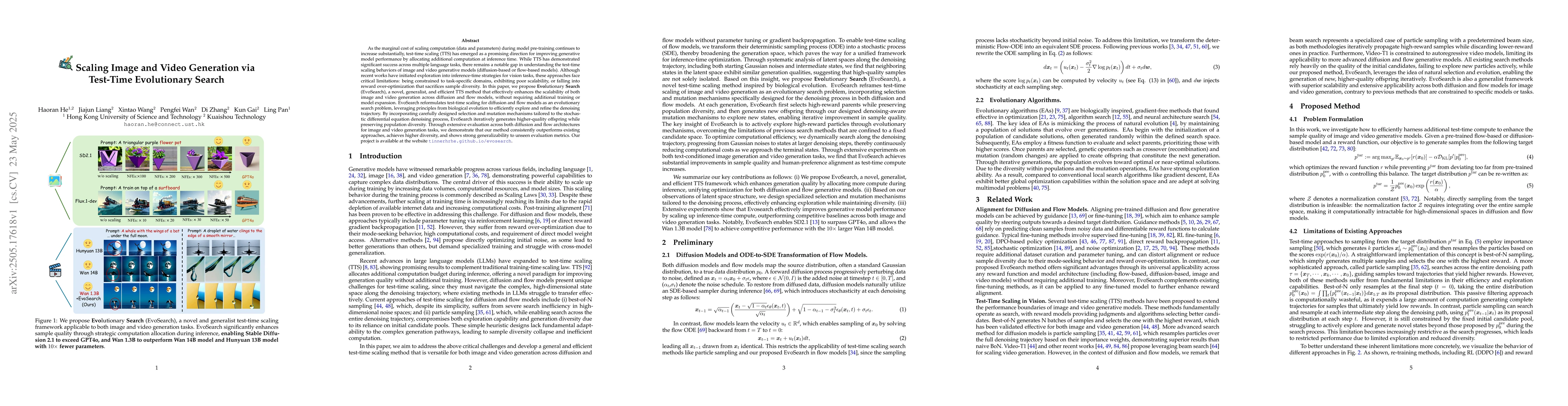 Thumbnail for Scaling Image and Video Generation via Test-Time Evolutionary Search