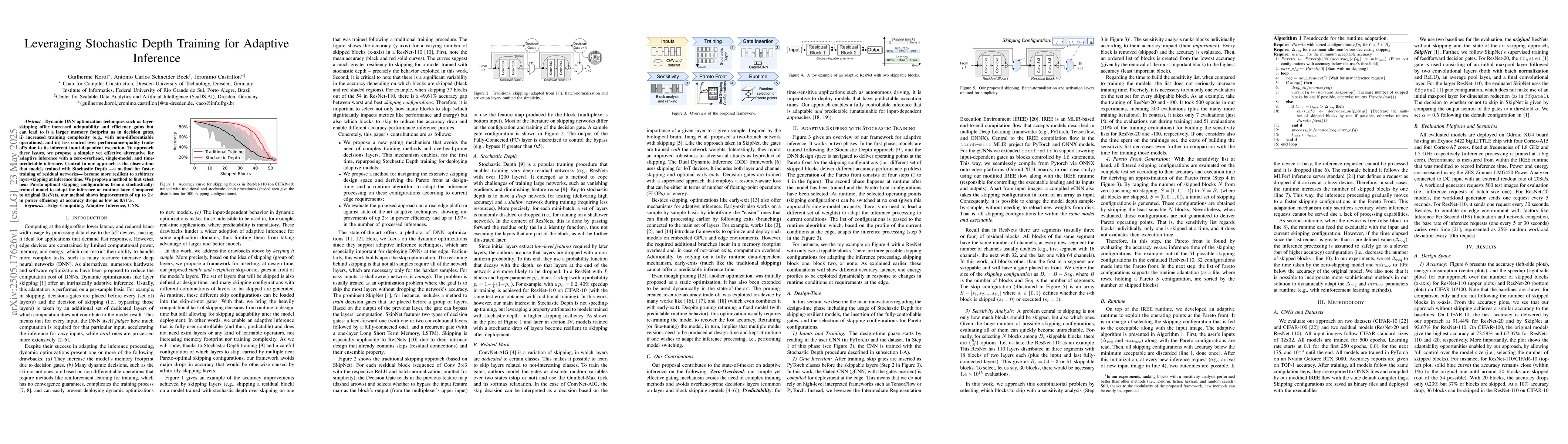 Thumbnail for Leveraging Stochastic Depth Training for Adaptive Inference