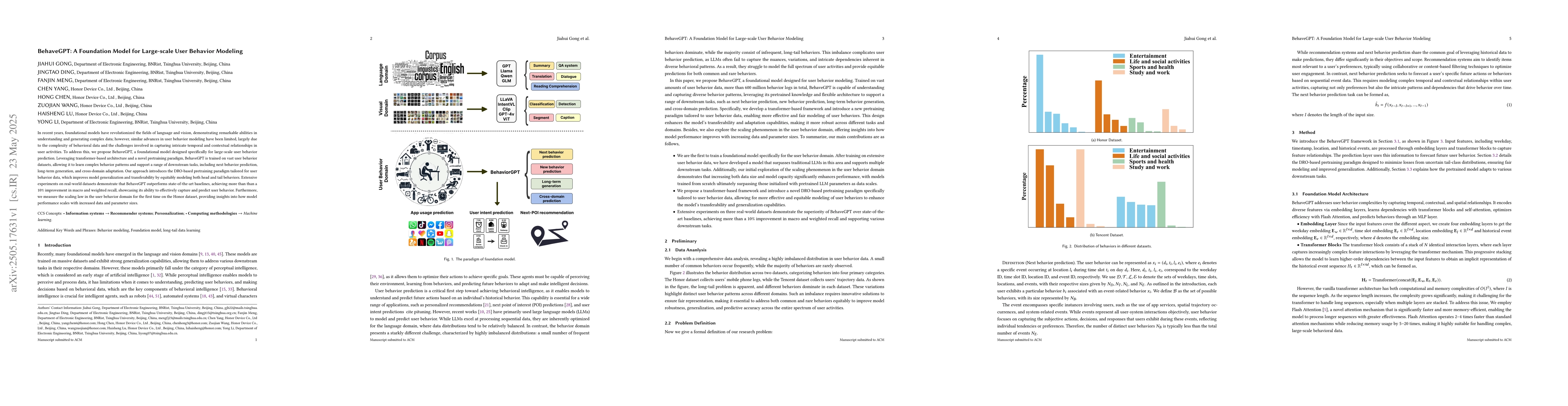 Thumbnail for BehaveGPT: A Foundation Model for Large-scale User Behavior Modeling