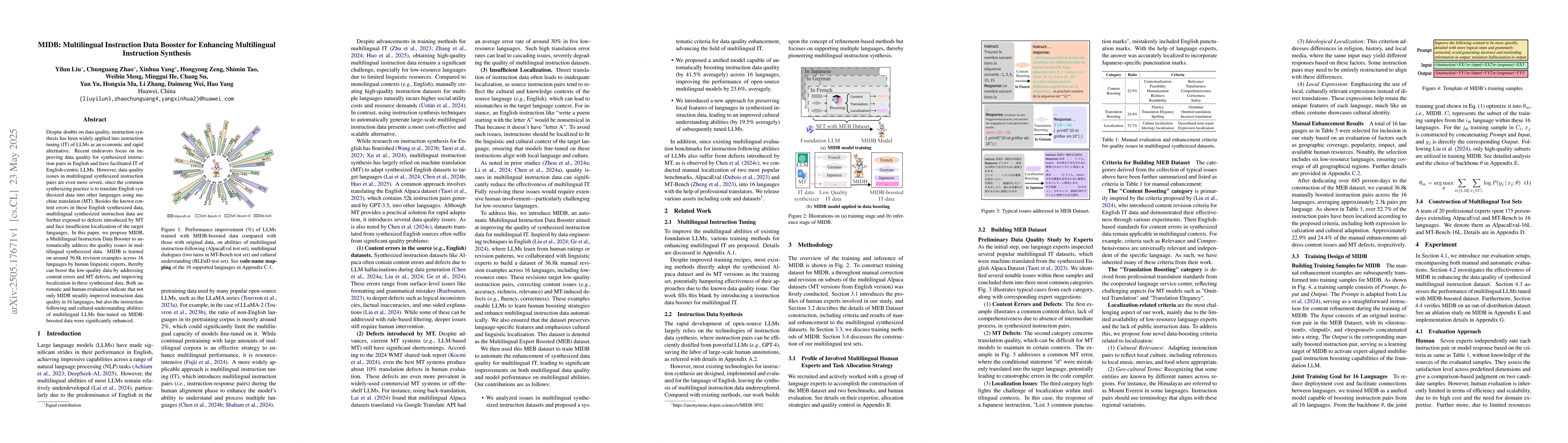 Thumbnail for MIDB: Multilingual Instruction Data Booster for Enhancing Multilingual
  Instruction Synthesis