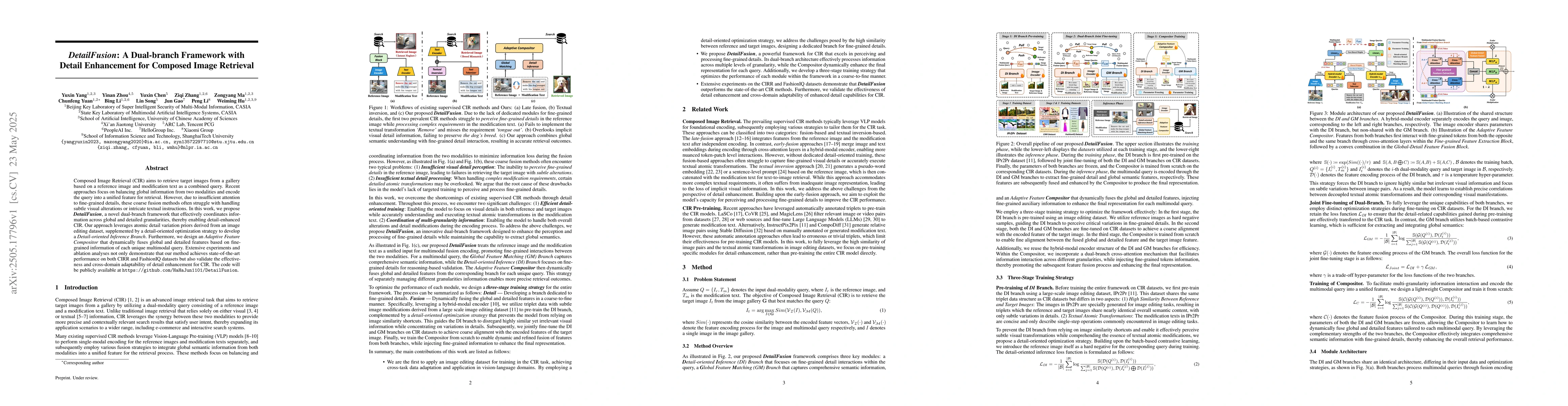 Thumbnail for DetailFusion: A Dual-branch Framework with Detail Enhancement for
  Composed Image Retrieval