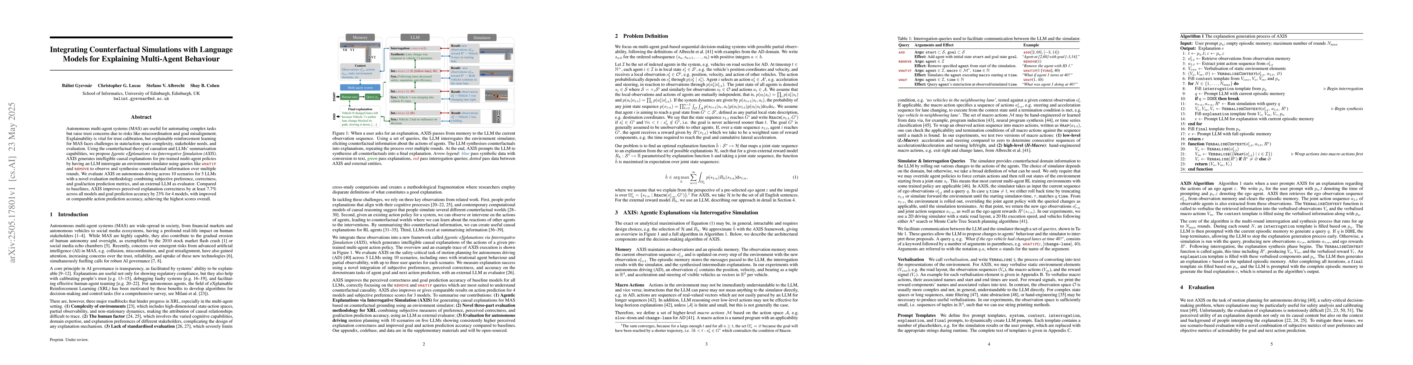 Thumbnail for Integrating Counterfactual Simulations with Language Models for
  Explaining Multi-Agent Behaviour