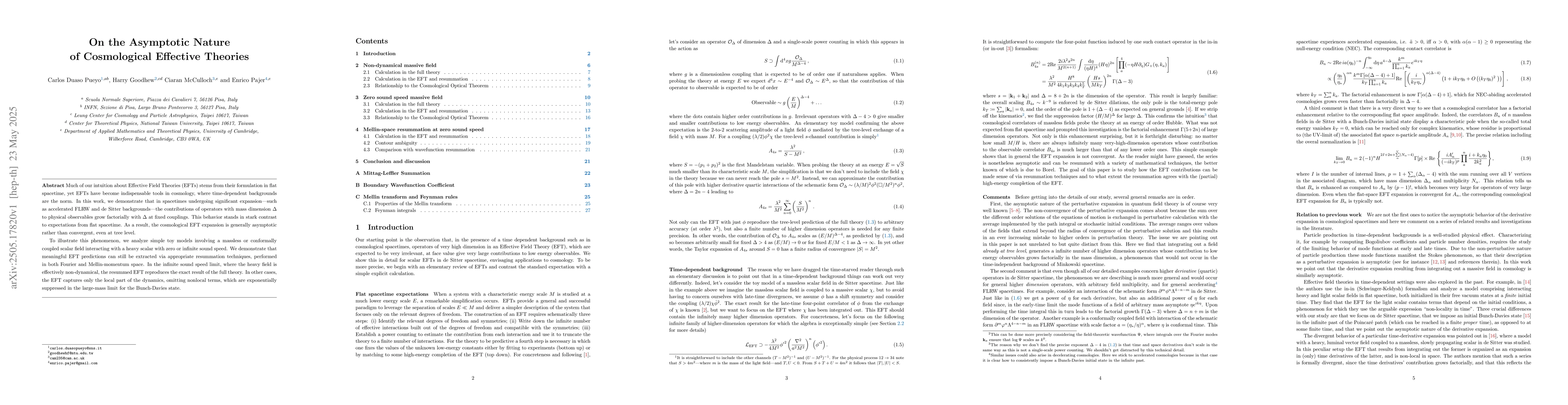 Thumbnail for On the Asymptotic Nature of Cosmological Effective Theories