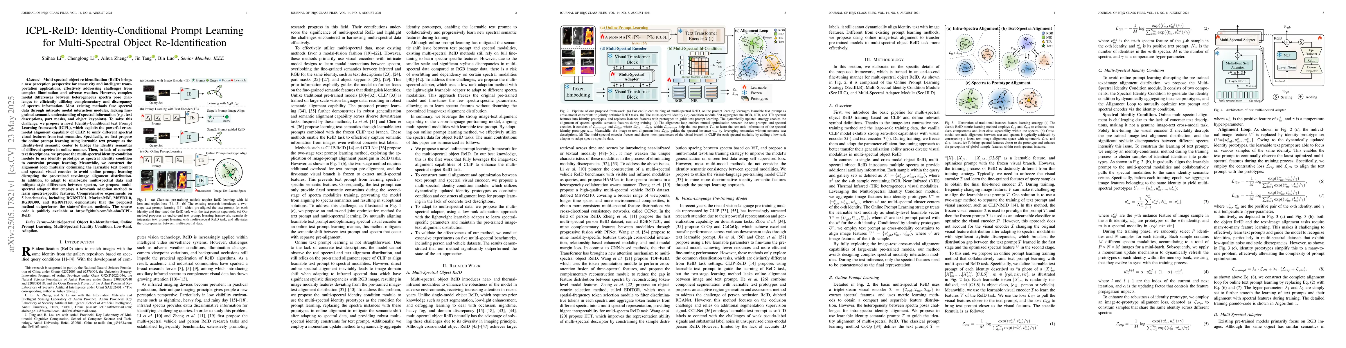 Thumbnail for ICPL-ReID: Identity-Conditional Prompt Learning for Multi-Spectral
  Object Re-Identification