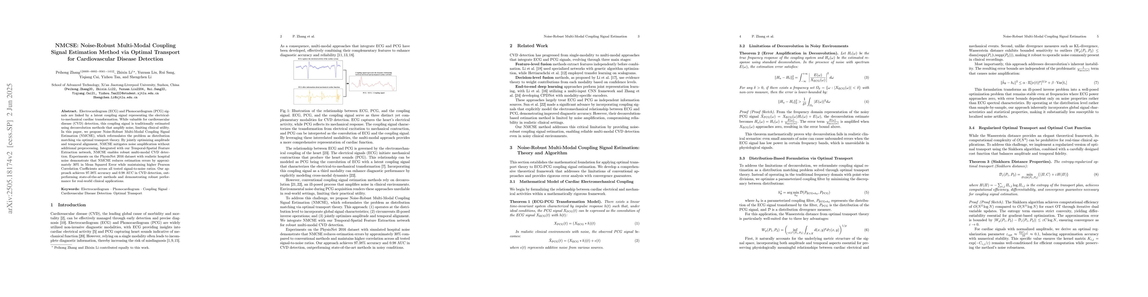 Thumbnail for NMCSE: Noise-Robust Multi-Modal Coupling Signal Estimation Method via
  Optimal Transport for Cardiovascular Disease Detection