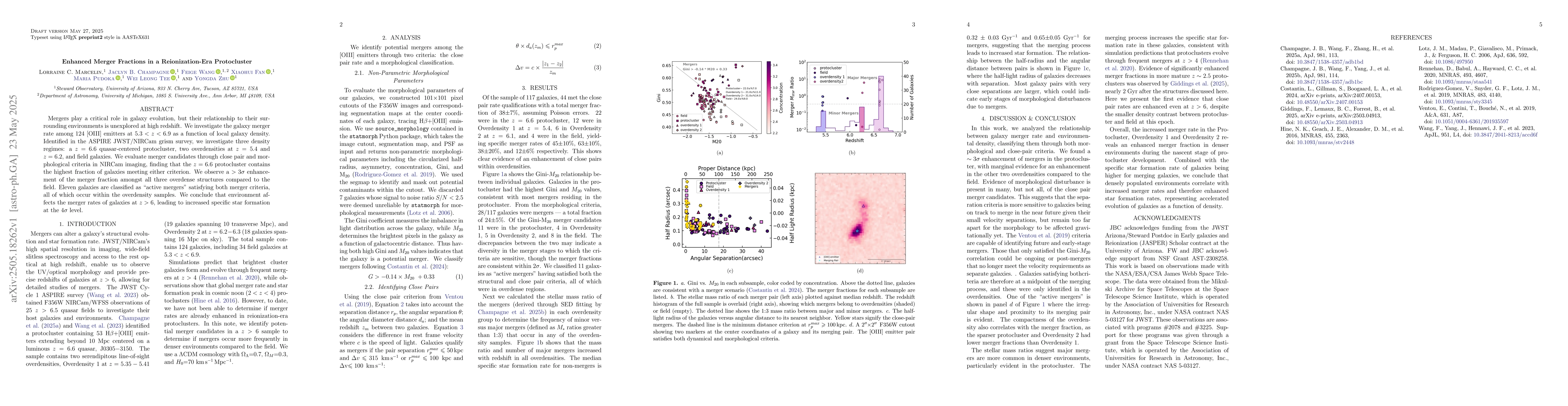 Thumbnail for Enhanced Merger Fractions in a Reionization-Era Protocluster
