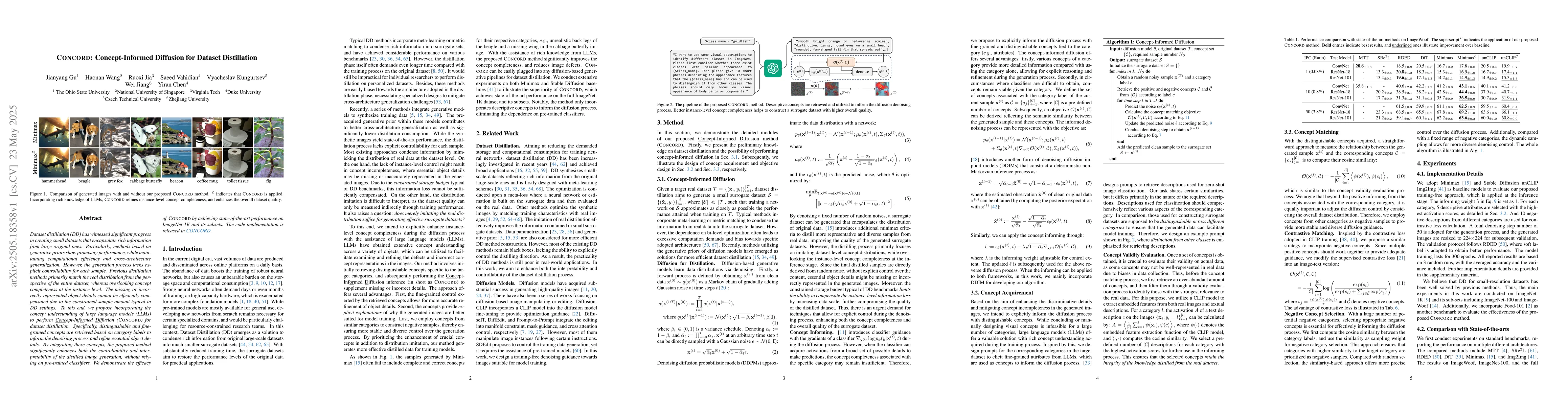 Thumbnail for CONCORD: Concept-Informed Diffusion for Dataset Distillation