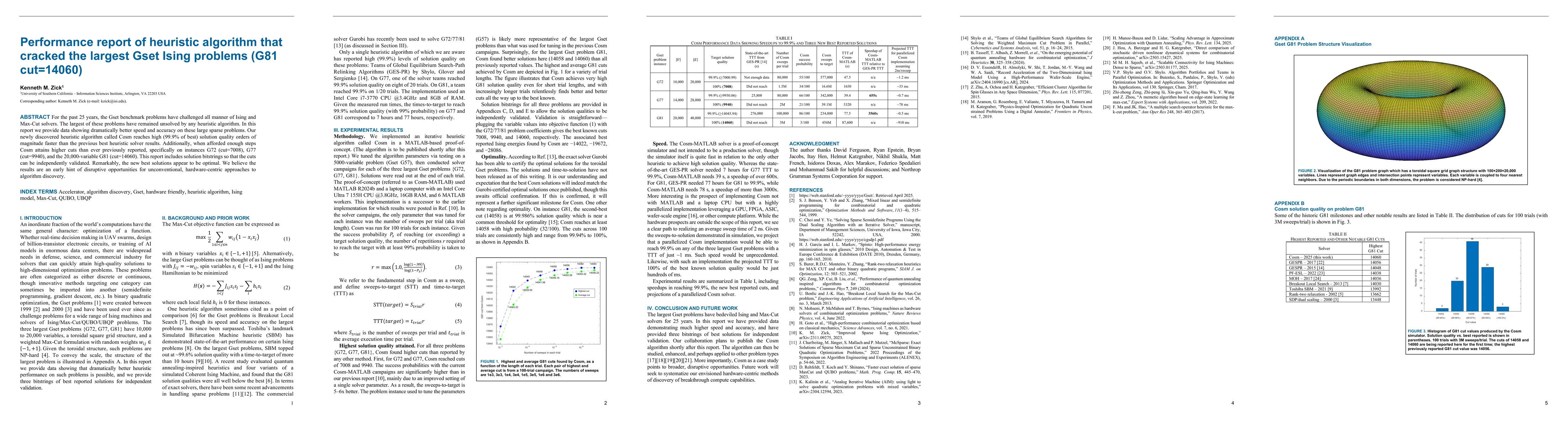 Thumbnail for Performance report of heuristic algorithm that cracked the largest Gset
  Ising problems (G81 cut=14060)