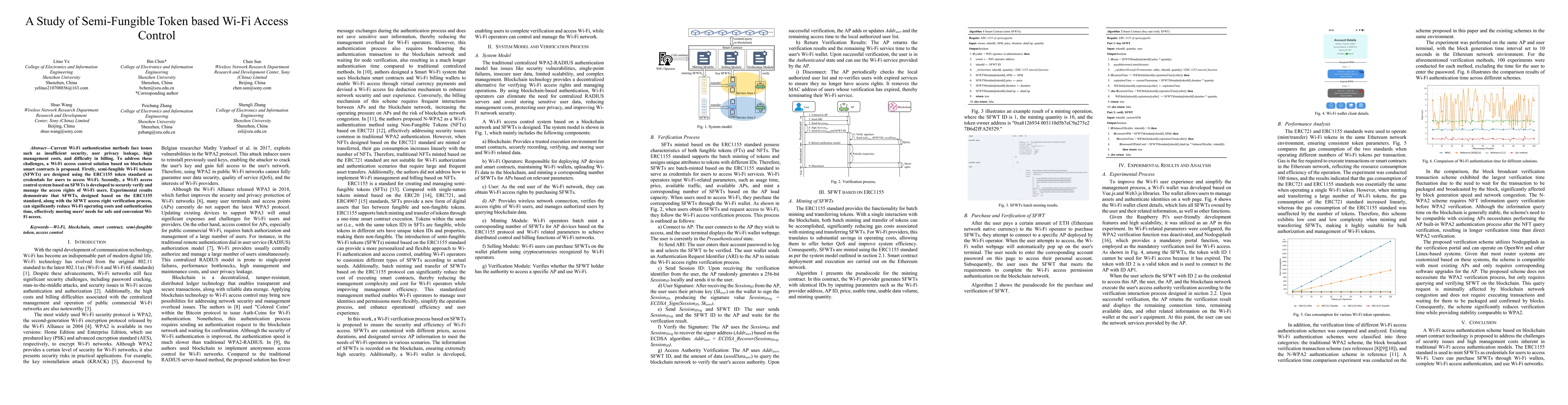 Thumbnail for A Study of Semi-Fungible Token based Wi-Fi Access Control