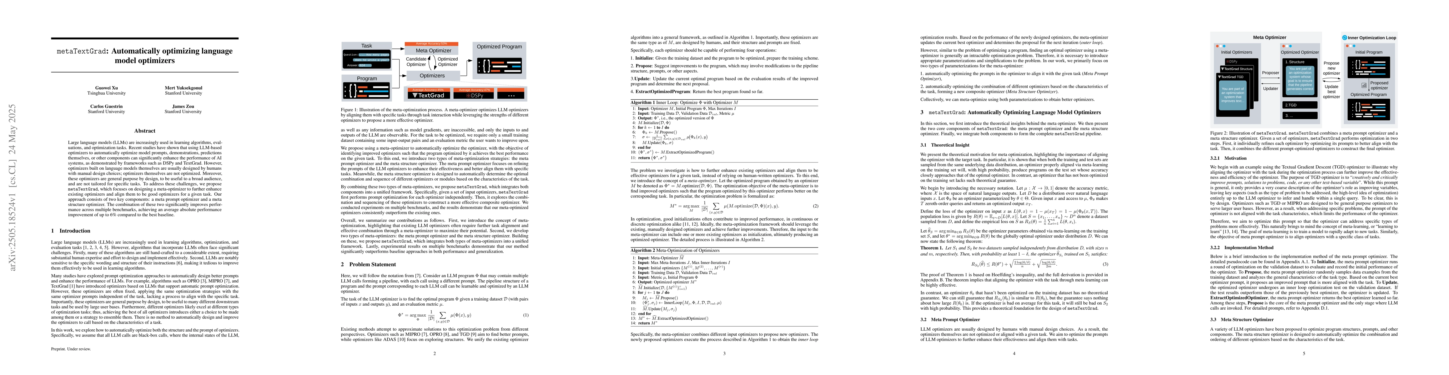 Thumbnail for metaTextGrad: Automatically optimizing language model optimizers