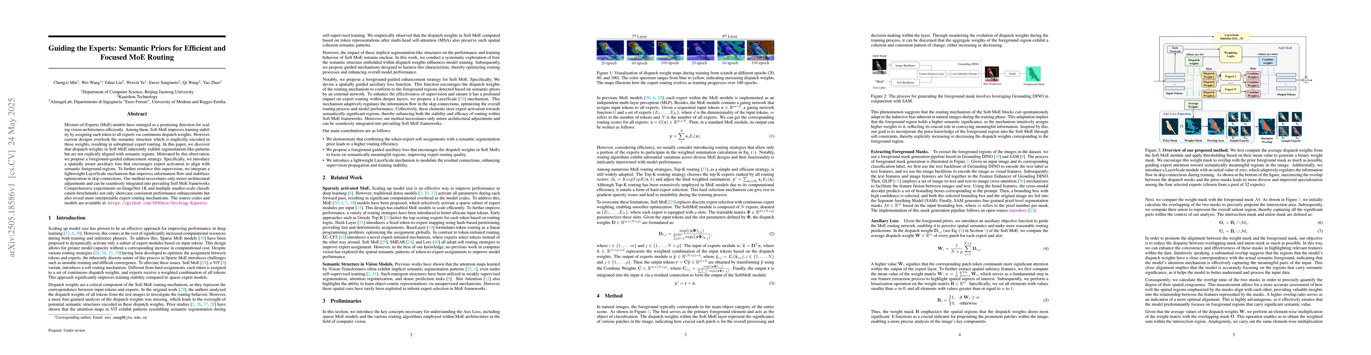 Thumbnail for Guiding the Experts: Semantic Priors for Efficient and Focused MoE
  Routing