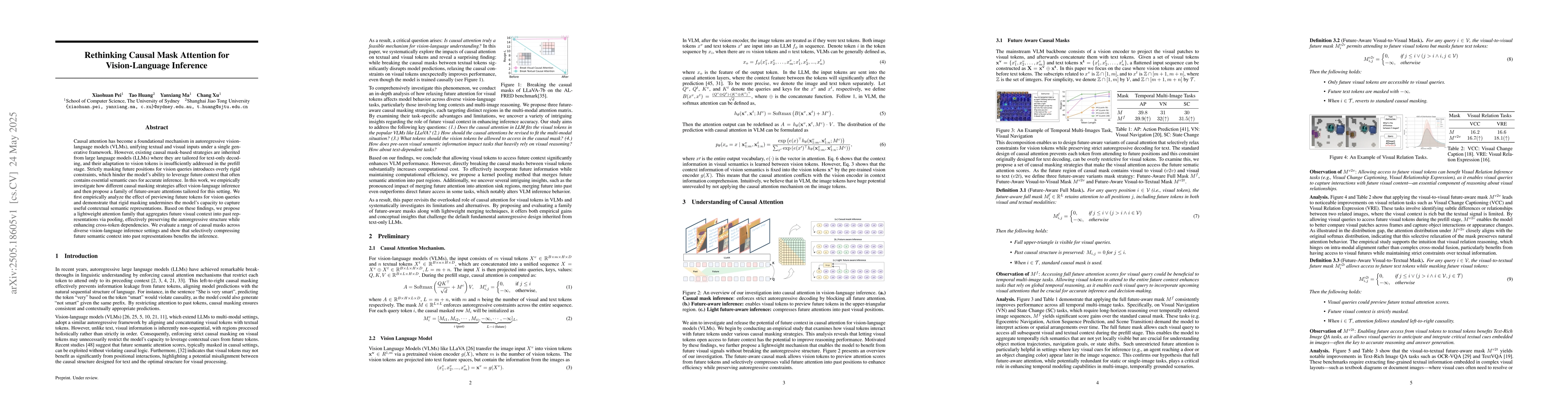 Thumbnail for Rethinking Causal Mask Attention for Vision-Language Inference