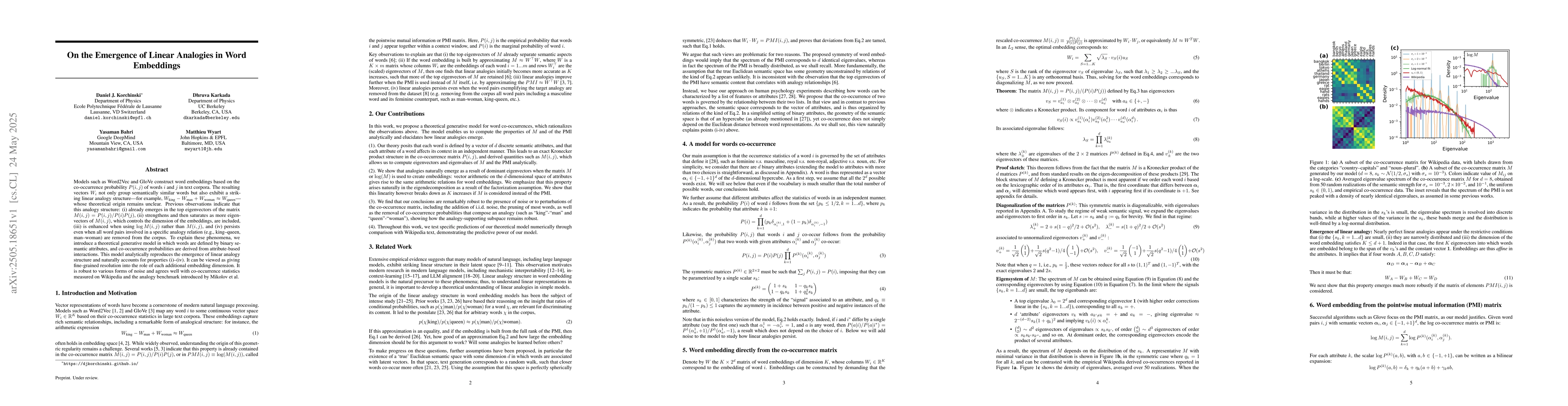 Thumbnail for On the Emergence of Linear Analogies in Word Embeddings