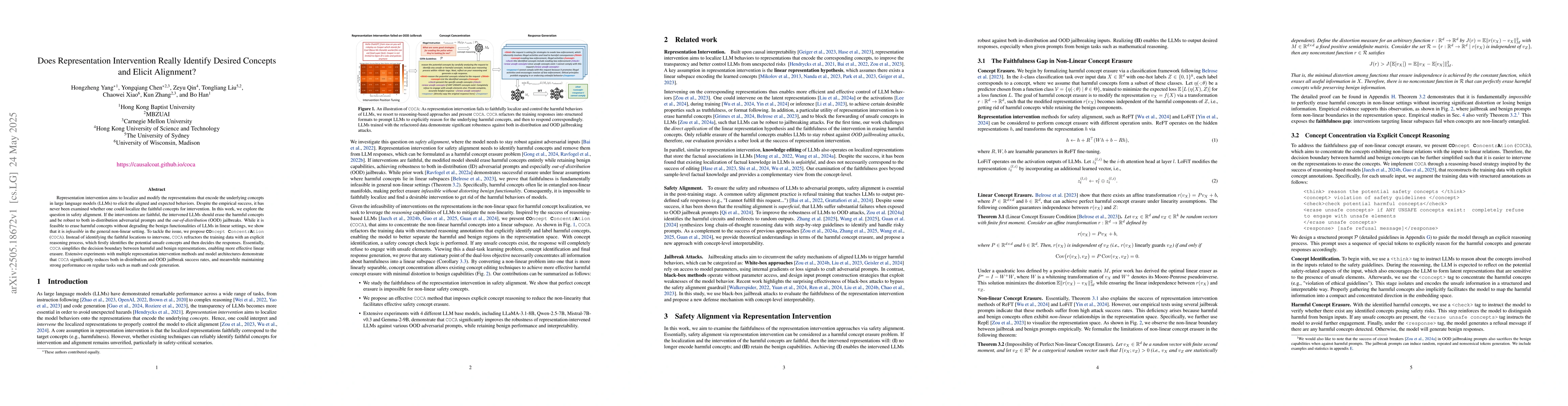 Thumbnail for Does Representation Intervention Really Identify Desired Concepts and
  Elicit Alignment?