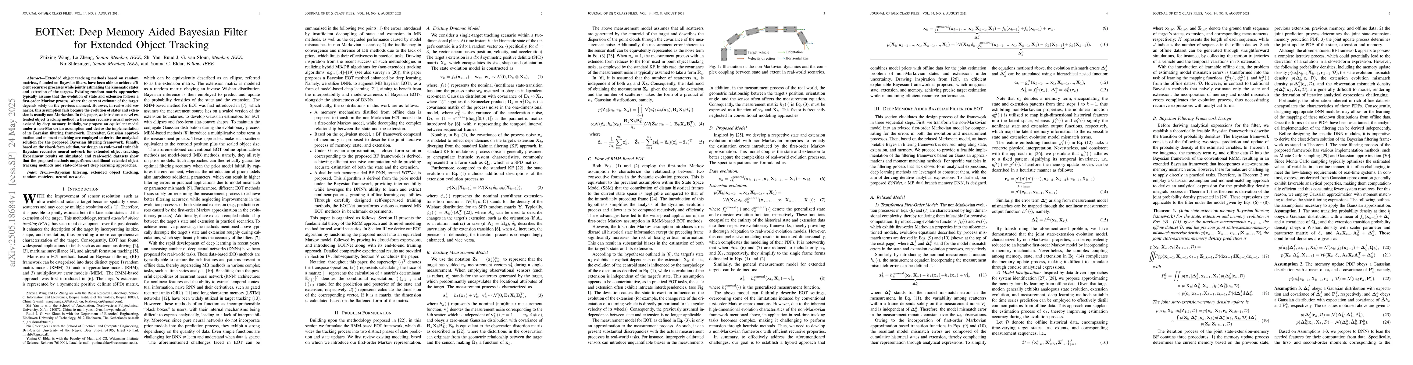 Thumbnail for EOTNet: Deep Memory Aided Bayesian Filter for Extended Object Tracking