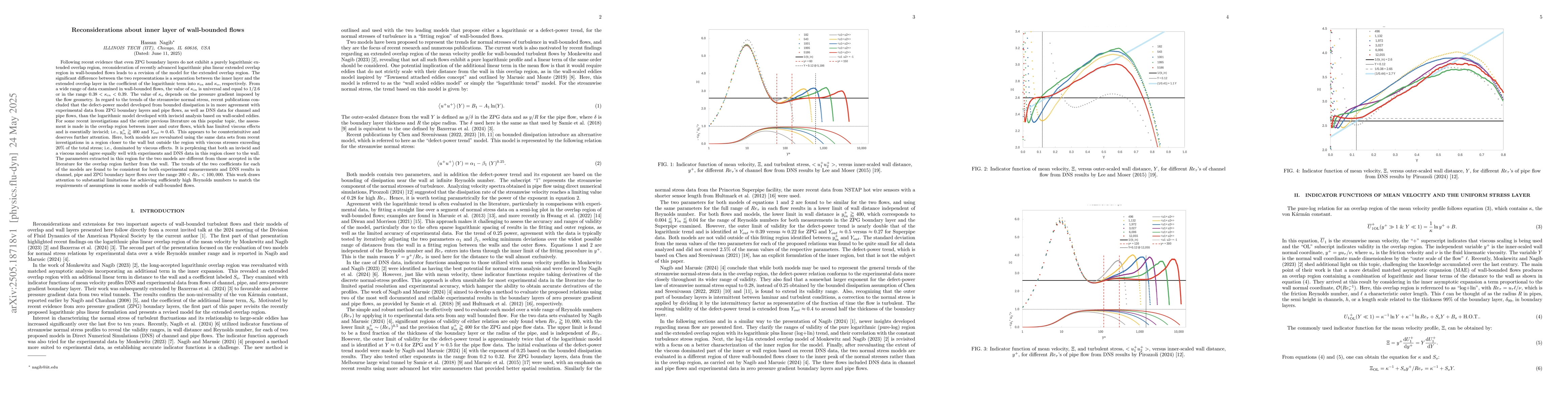 Thumbnail for Reconsiderations about inner layer of wall-bounded flows