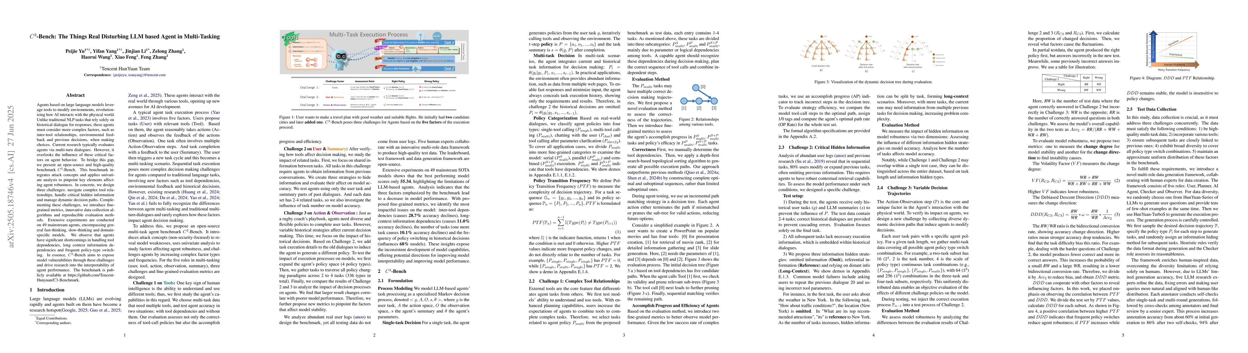 Thumbnail for $C^3$-Bench: The Things Real Disturbing LLM based Agent in Multi-Tasking