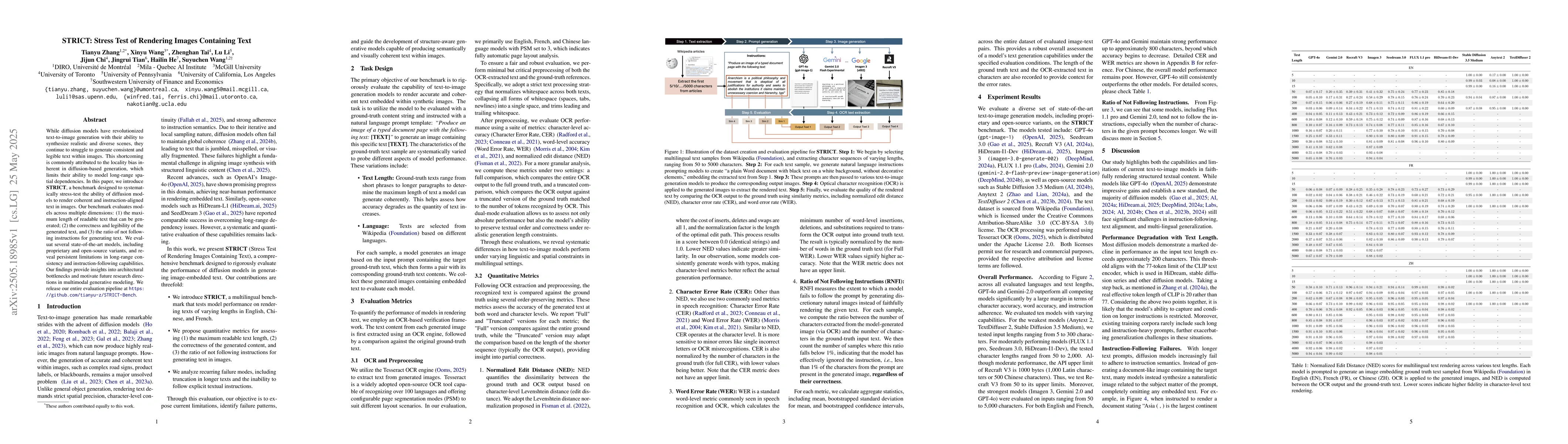 Thumbnail for STRICT: Stress Test of Rendering Images Containing Text