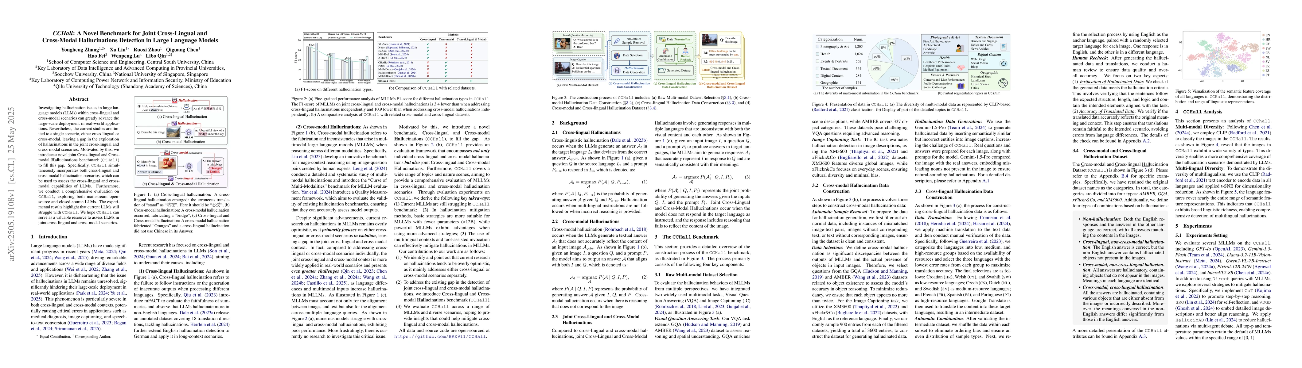 Thumbnail for CCHall: A Novel Benchmark for Joint Cross-Lingual and Cross-Modal
  Hallucinations Detection in Large Language Models