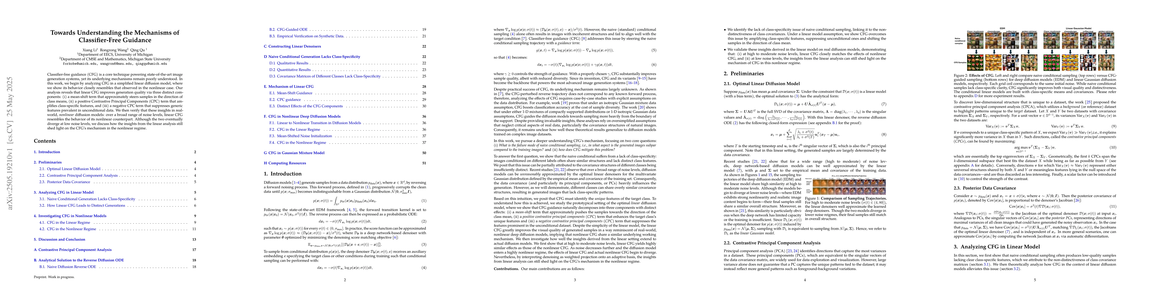 Thumbnail for Towards Understanding the Mechanisms of Classifier-Free Guidance