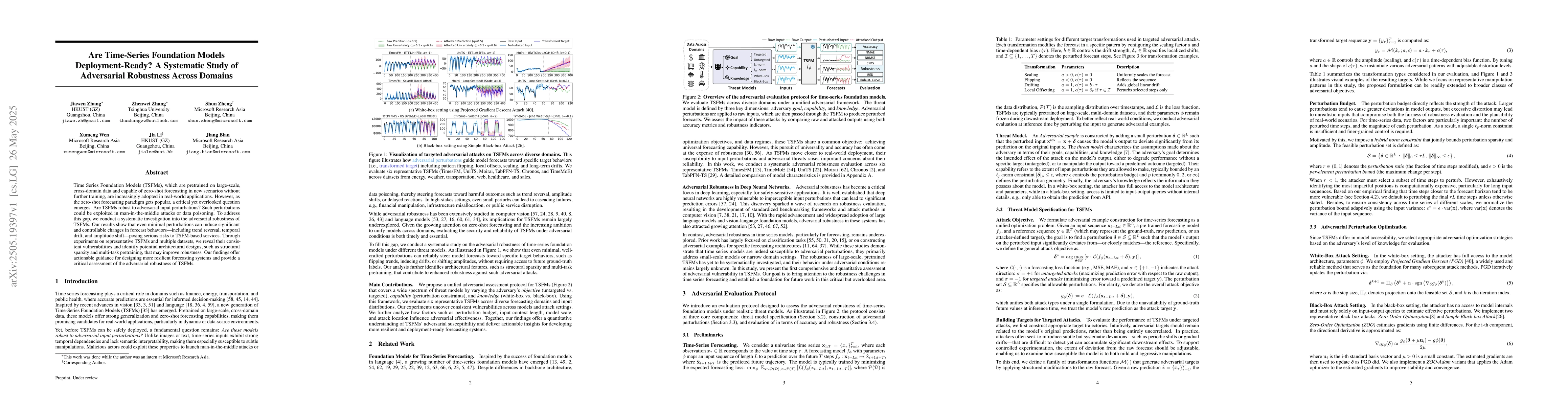 Thumbnail for Are Time-Series Foundation Models Deployment-Ready? A Systematic Study
  of Adversarial Robustness Across Domains