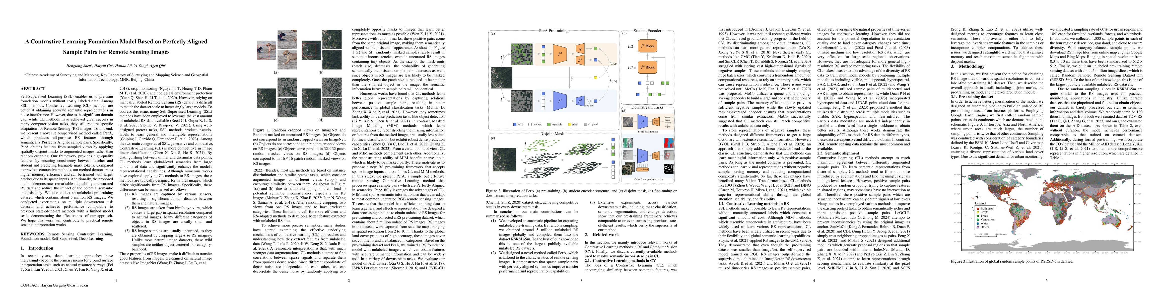 Thumbnail for A Contrastive Learning Foundation Model Based on Perfectly Aligned
  Sample Pairs for Remote Sensing Images