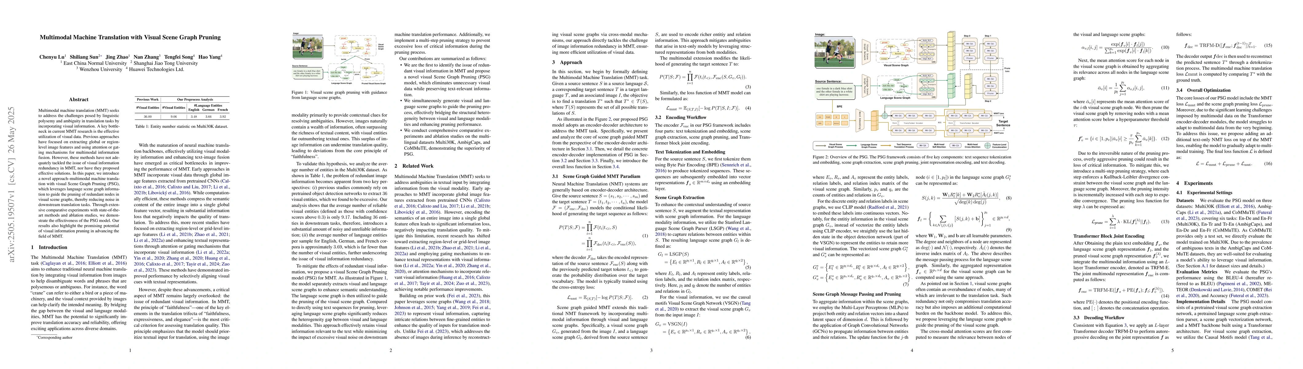 Thumbnail for Multimodal Machine Translation with Visual Scene Graph Pruning