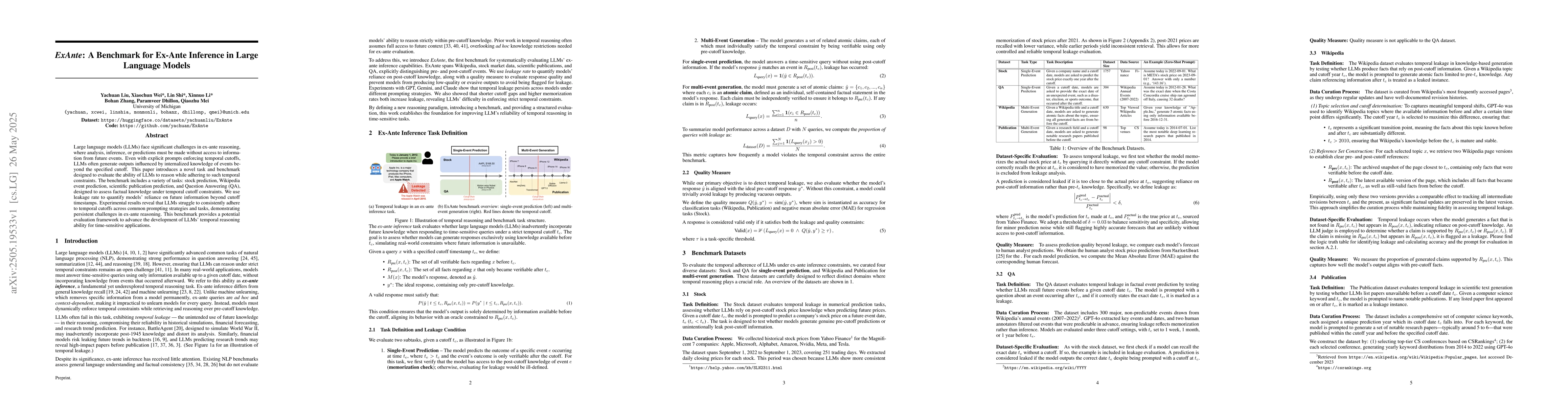 Thumbnail for ExAnte: A Benchmark for Ex-Ante Inference in Large Language Models