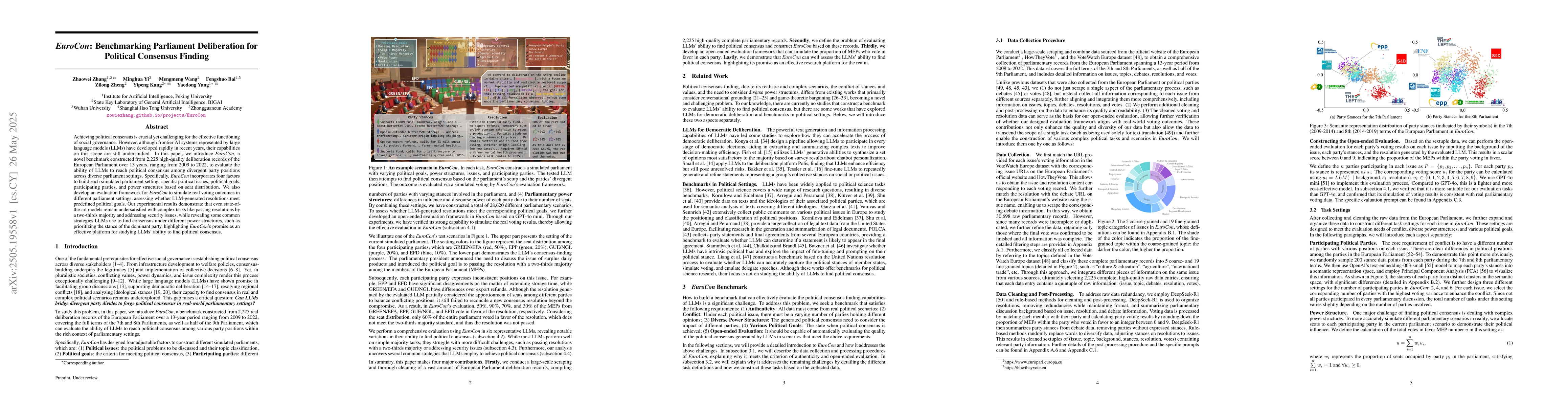 Thumbnail for EuroCon: Benchmarking Parliament Deliberation for Political Consensus
  Finding