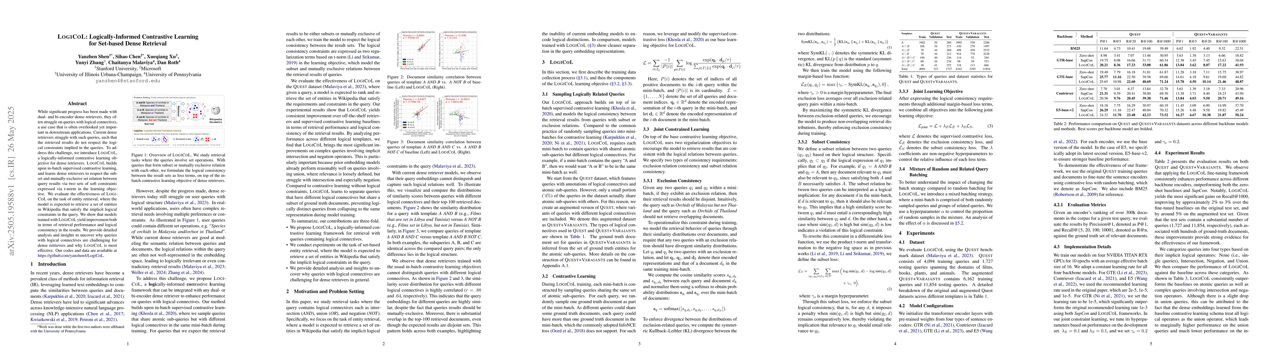 Thumbnail for LogiCoL: Logically-Informed Contrastive Learning for Set-based Dense
  Retrieval